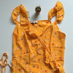 Madewell silk wrap cami